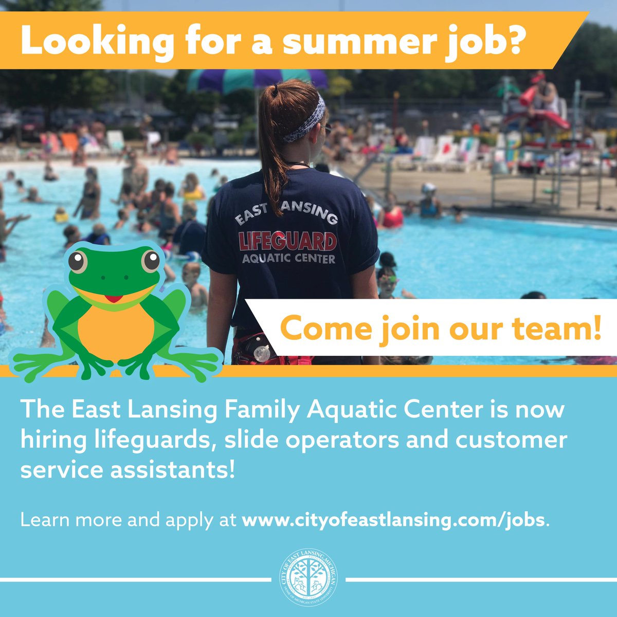 City of East Lansing on Twitter "Looking for a summer job? The 