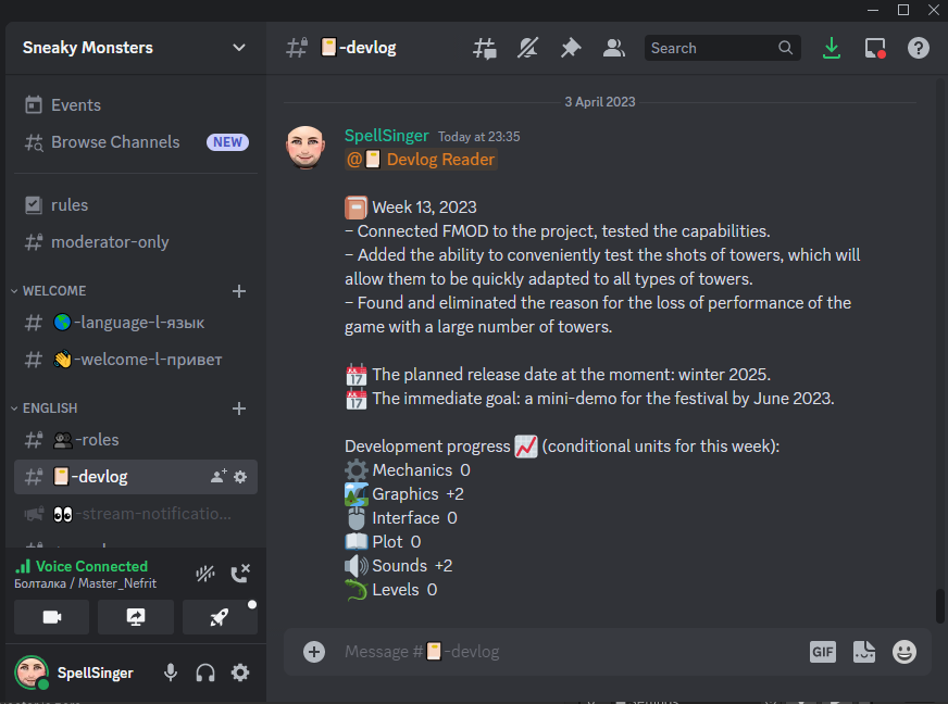 #devlog Week 13, 2023

#gamedevelopment  #gamedev #indiedev #towerdefense #towerdefence #developer #IndieGameDev