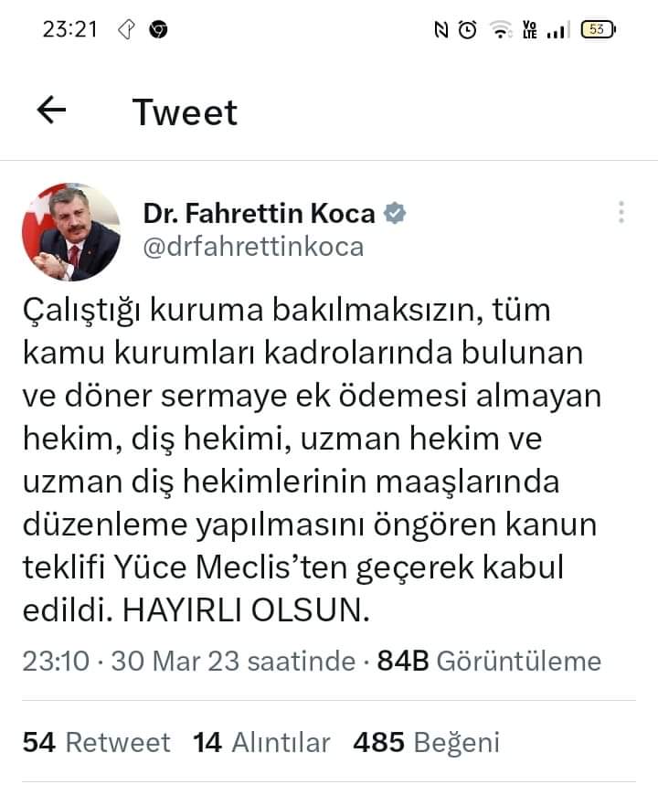 Daha ne denir ki ...

#Madde46YarımKaldı