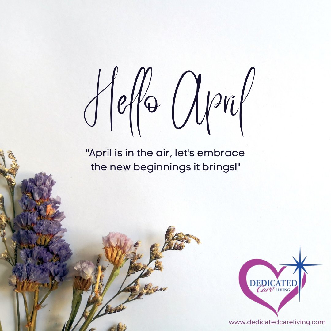 CareDedicated's tweet photo. Happy Monday! π
Spring has sprung, and April is here to remind us of the beauty of new beginnings. ππ
https://t.co/KCP3j35SXa
#business #inhomecare #caregiver #senior #seniorcare #healthcare #caring #careoptions #california #bayarea #sanjoseca #usa #April2023 #spring https://t.co/NZU3iUITcG