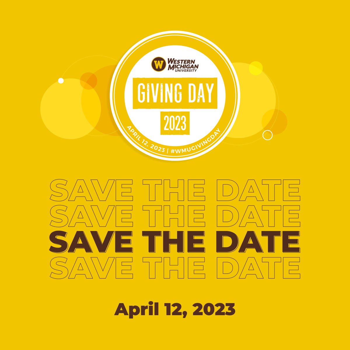 WMU_ETHICS's tweet photo. WMU Giving Day is April 12th! Mark your calendars and be sure to check out how you can help support the Ethics Center on our website! https://t.co/f8Sghujmd7