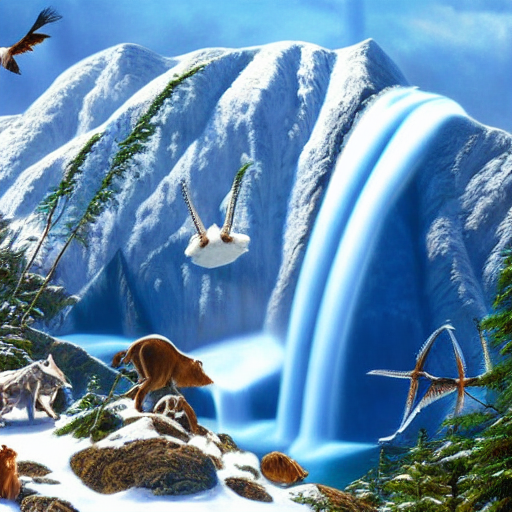 #Monstres #Préhistoriques
#Monsters #Prehistorics
#Glaces #Montagnes #Glaciation
#Images #Virtuelles #IA