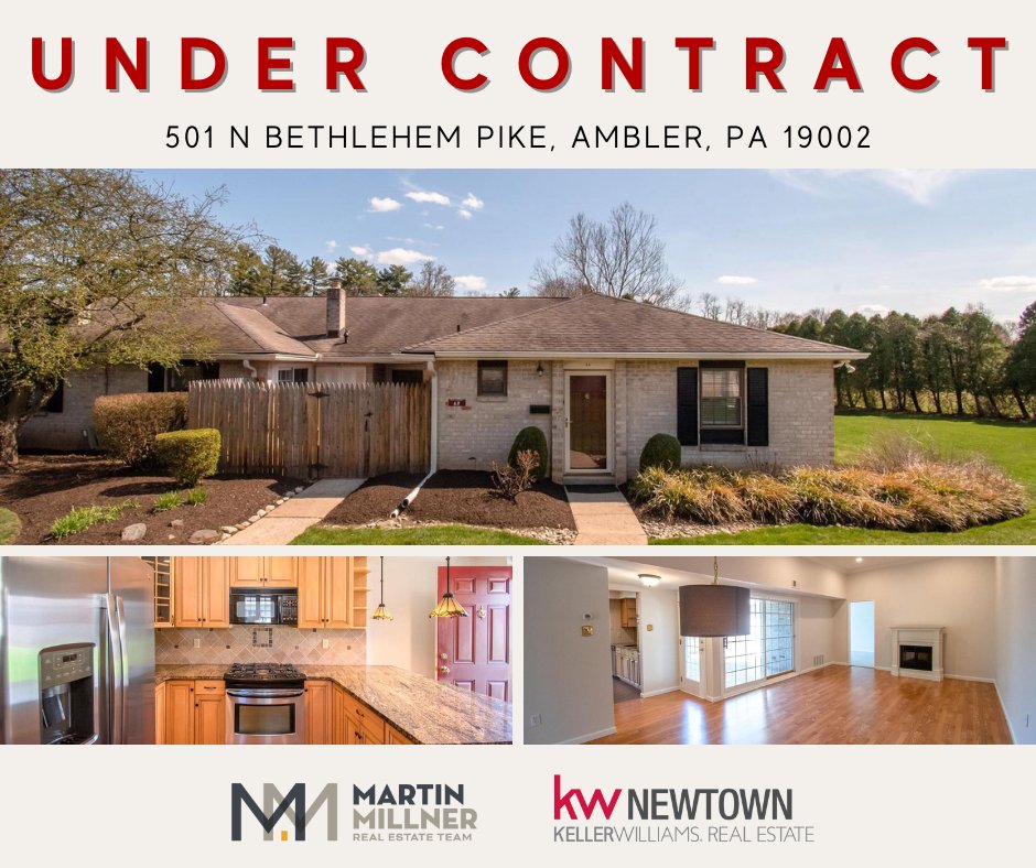 Under Contract in just FOUR days 👀 There is high demand in our current market! A big congratulations to our sellers on getting a great offer on their home. 

Get in touch if you're thinking of selling your home this spring 215-519-1399