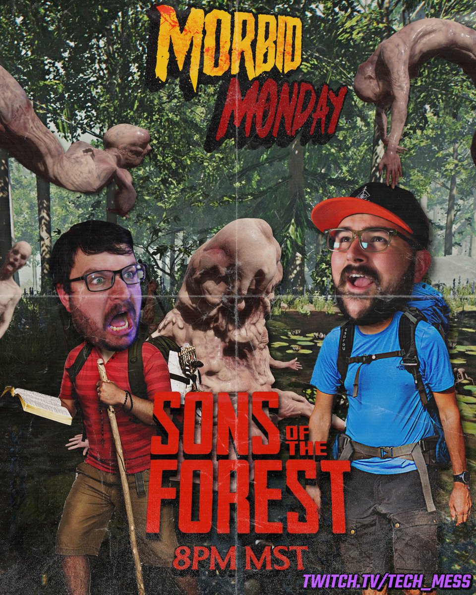 crypticvisionar's tweet photo. Join us live tonight! For more Mayhem in Son's of the Forest! We have a shovel and now nothing can stop us!
#Sonsoftheforest #twitch #gaming #techmess https://t.co/RLSnZ0JV51