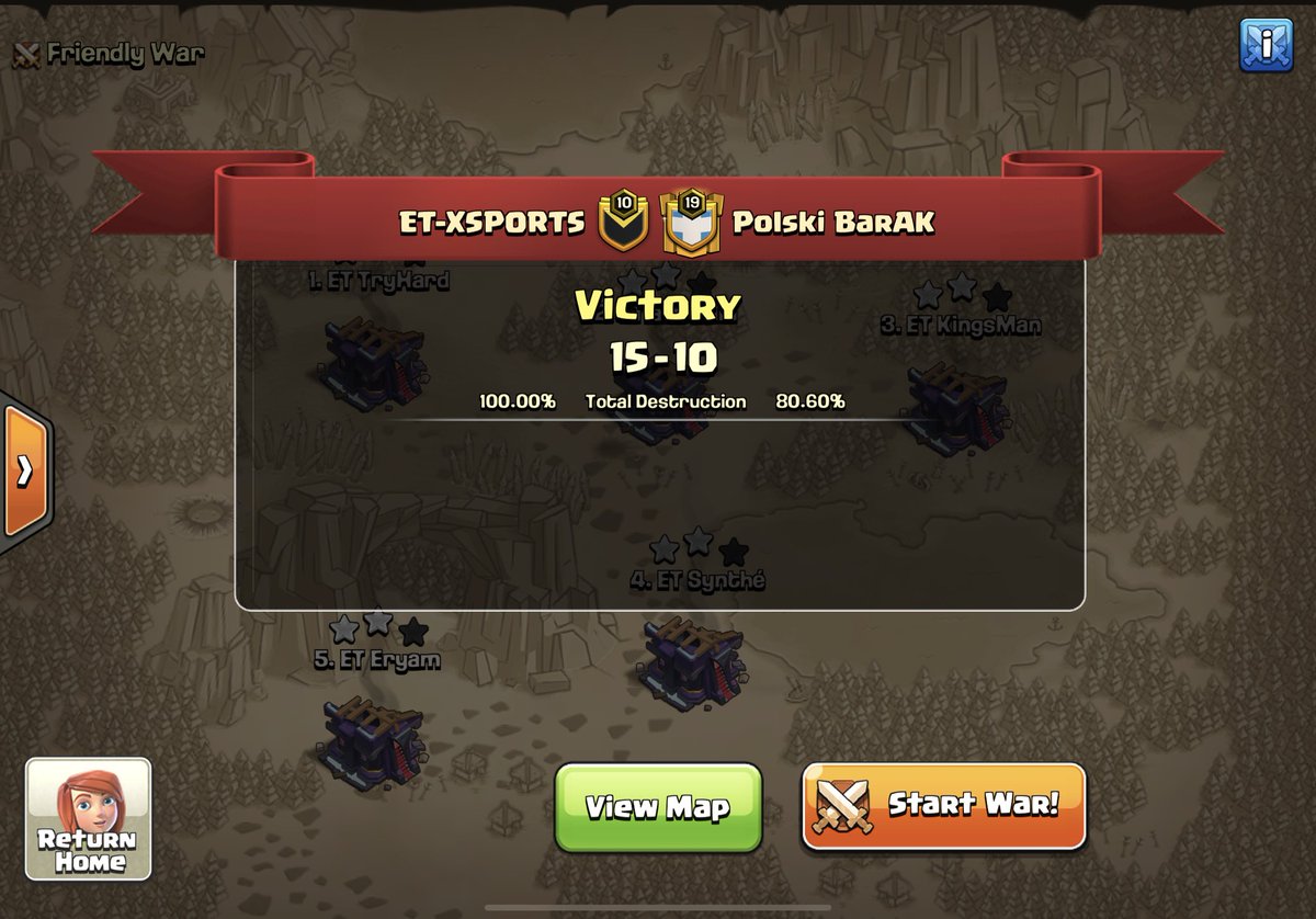 🏆 𝐖𝐈𝐍𝐍𝐄𝐑 🏆

❄️ Victory in Black Widow Winter cup 

🤝 Gg #BezNawzy 

❤️ Ty <a href="/bw_coc1/">Black Widow</a> for the tournament