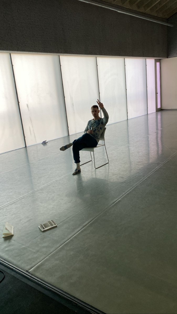 We’re at Laban this week. Working on a new piece with Ed Jessen. Watch this s p a c e