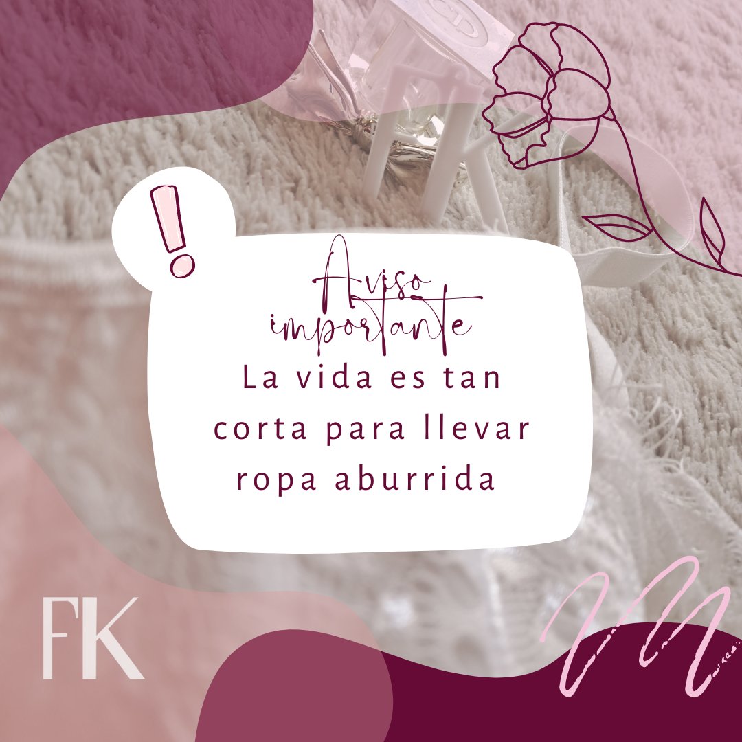 fiskfikaec's tweet photo. 💐Bienvenido Abril⚘️
Es el mes de la primavera y del renacimiento🪷

✨️ Mujer no dejes de Brillar ✨️ 
En Fiskfika este mes estará lleno de sorpresas, ropa bonita, excelentes descuento 😊

#tiendaonlinequito
#ropasexyecuador
#ropademujer #quito_ecuador
#lenceriahot https://t.co/bmQkhAj4hF