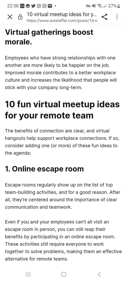 360Escape's tweet photo. Door het hybride werken zijn de online escape rooms niet meer weg te denken als online #teamevent 
Een uitdagende manier om je personeel goed te laten samenwerken op afstand.
Wat is jou ervaring met online escape rooms?
 #onlineescaperoom 
 #teambuilding #sustainable #GreenIT https://t.co/lOS835xMS1