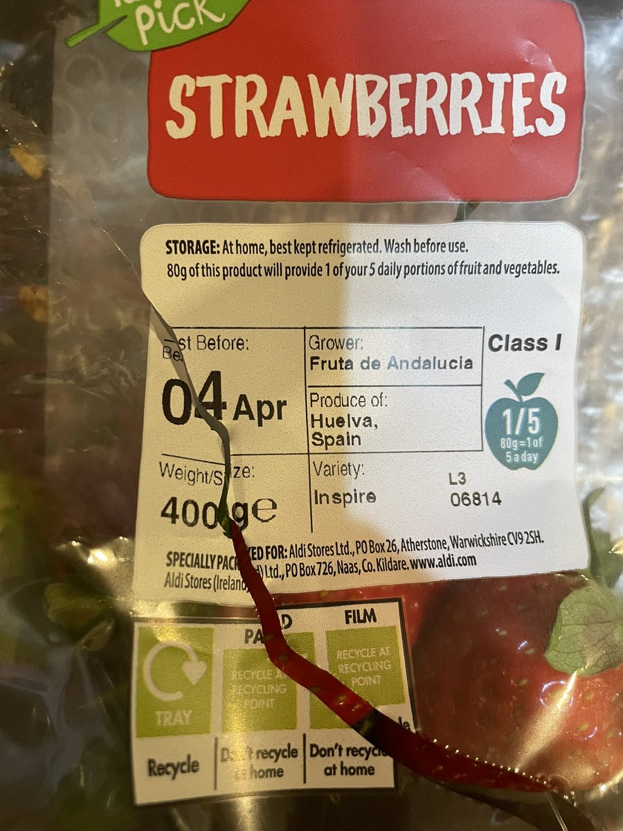 swalsh13's tweet photo. @AldiUK absolutely shocking how poor quality your fruit &amp; veg is lately &amp; such a short shelf life bought these yesterday best before tomorrow, majority of them are inedible https://t.co/qM2O7X55FB