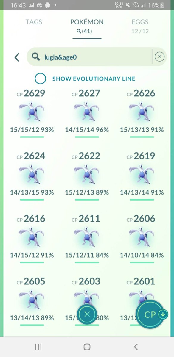 PokemongoRoD's tweet photo. 41 raids so far and only 1 shiny. Exactly @NianticLabs good job! #lugia #raids #shiny #hundo #PokemonGOApp #pokemongoRoD https://t.co/hrBUwlFRXJ