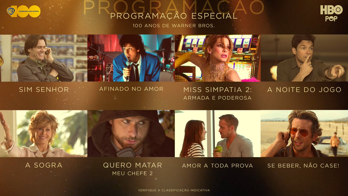 HBO_Brasil's tweet photo. Se você é fã de uma boa comédia, não deixe de acompanhar a nossa seleção especial na #HBOPOP. É pra chorar de tanto rir! 😂
Confira hoje, 06/04, na #HBOPOP, a partir das 9h. #WB100 https://t.co/B6vJQhoV3G