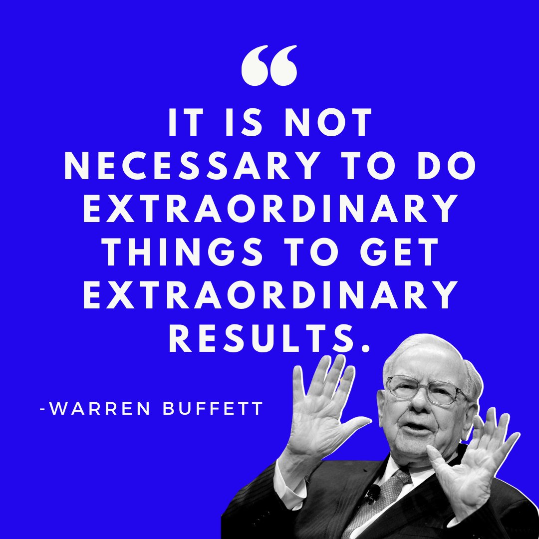 Warren Buffett said it right 👀

➡️ What is your favourite quote?

#StartupDisrupt #WarrenBuffett