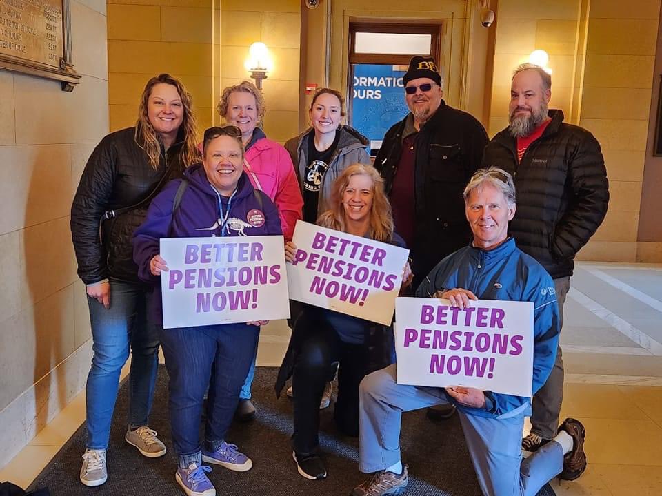 The BEA is at the capitol ready to rally for better pensions! #edmnvotes