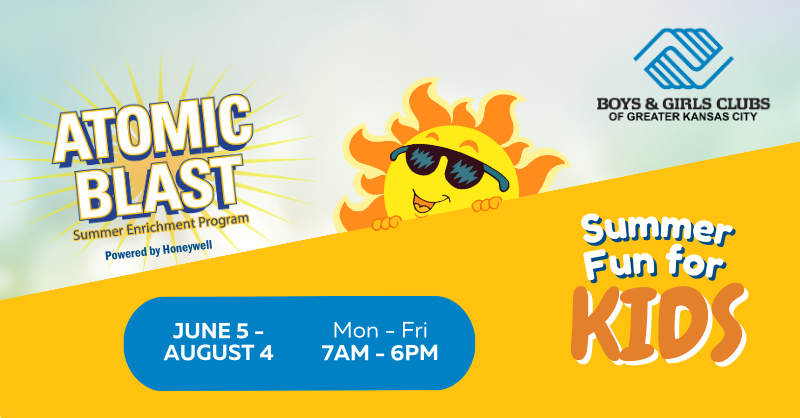 HelpKCKids's tweet photo. Great news! Registration is now open for our 9-week Atomic Blast summer program. Kids 5 - 18 years old thought-out the KC metro area. Space is limited, so register today!
https://t.co/J16bEAmJNH https://t.co/JYDdBr2ICH