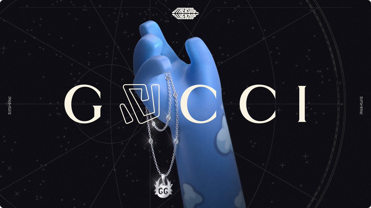 gucci's tweet image. Introducing the first discovery of #OthersideRelicsByGucci, a #GucciKodaPendant paying homage to the origins of @Othersidemeta. #GucciJewelry Discover more kodapendant.otherside.xyz