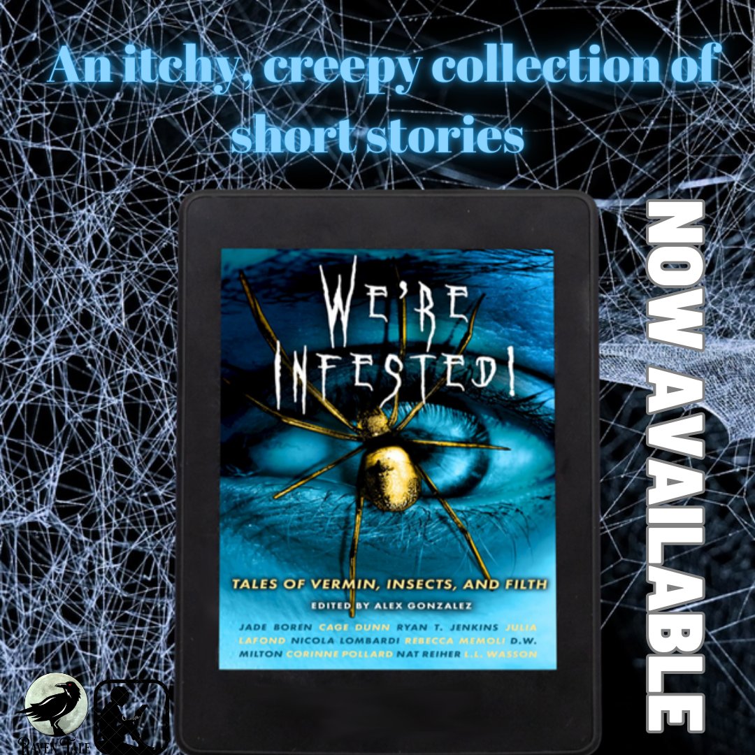 raventalepub's tweet photo. The bugs have always been there; they’ve just been letting us slide. 🕷️🕸️
Get yours now! ➡️ https://t.co/lBxxHK83TP
#horror
#bookish #reader #instabook #booklover #bookclub #booksbooksbooks #reading #scaryread https://t.co/7eAwS6QmEe