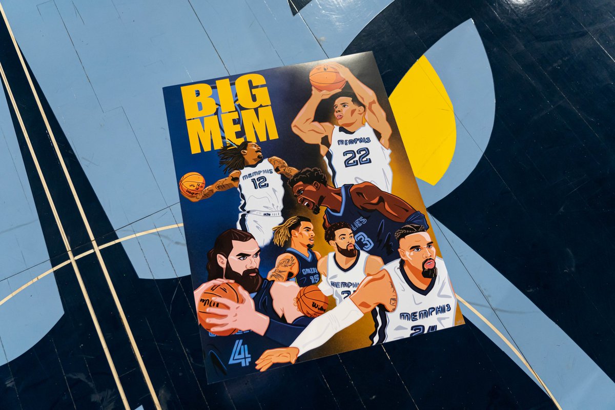 Memphis Grizzlies (@memgrizz) on Twitter photo huge shoutout to our <a href="/slimandhuskys/">Slim + Husky's</a> Fan Art Contest winner Zoë Simpson 👏
errrybody will get this dope poster tomorrow night at the game. huge shoutout to our <a href="/slimandhuskys/">Slim + Husky's</a> Fan Art Contest winner Zoë Simpson 👏
errrybody will get this dope poster tomorrow night at the game.