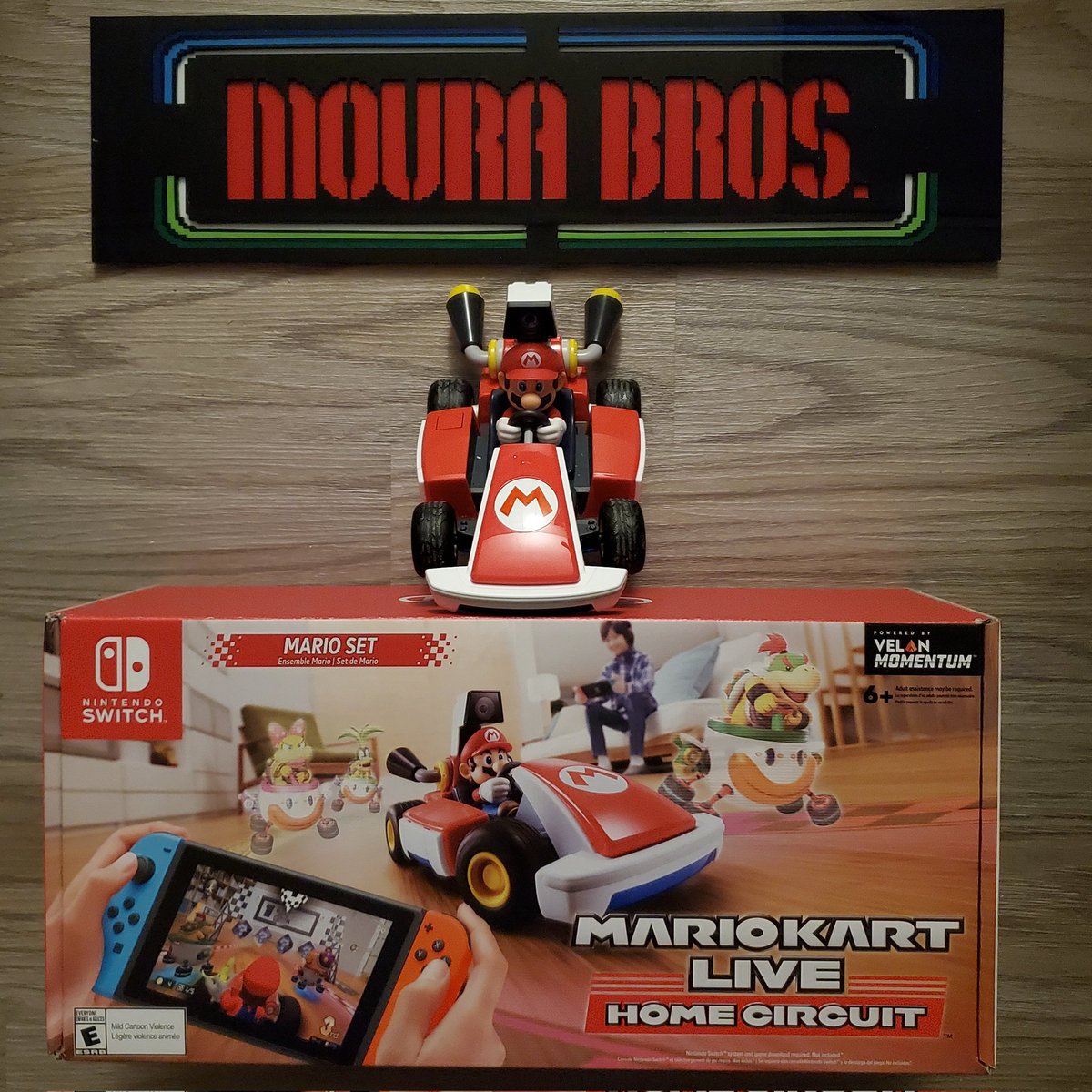 MouraBros's tweet image. I had to cave and buy one on Mar10 Day because of the discount. 
...It&apos;s more fun than it has any right being 😊
#mariokart #Nintendo #mariokartlivehomecircuit #mariokartlive #mar10day