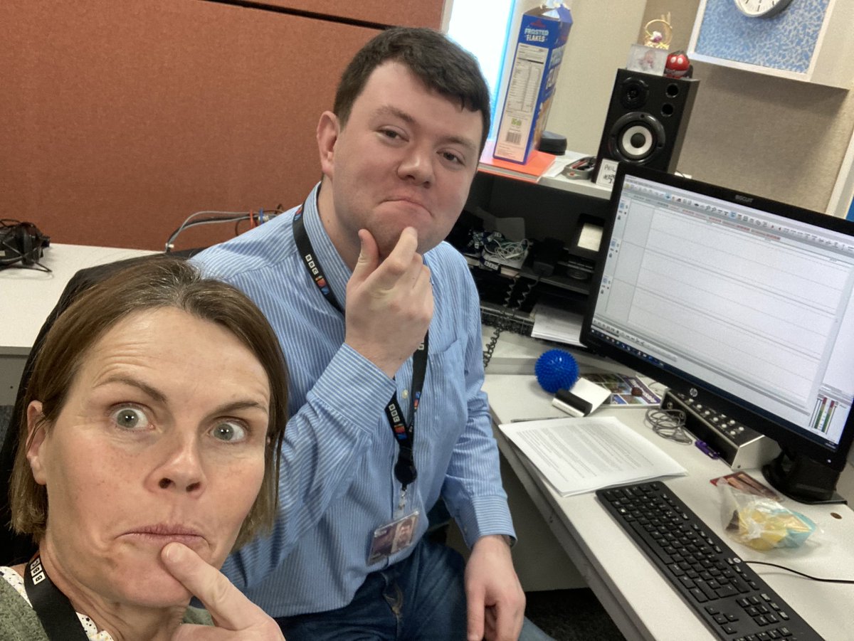 Editing time 🎙️📻📱💻
A week in the pod with my colleague and audio whiz Phil. A new 8-part podcast is out later this month <a href="/bbchw/">BBC Hereford & Worcester</a> <a href="/BBCSounds/">BBC Sounds</a> 🤓