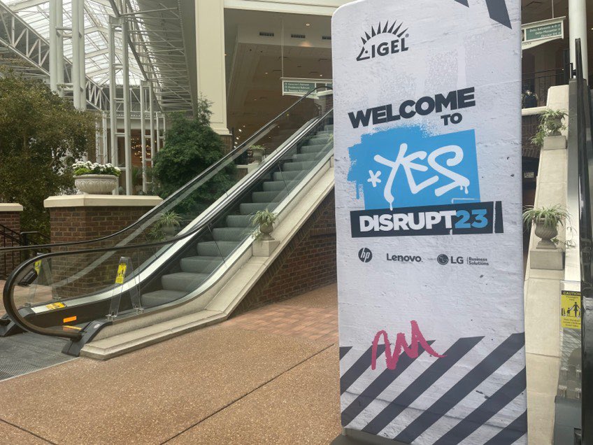 We are so excited for #DISRUPT23 in Nashville with <a href="/IGEL_Technology/">IGEL</a>

Be sure to swing by our booth for free swag and to say hello!