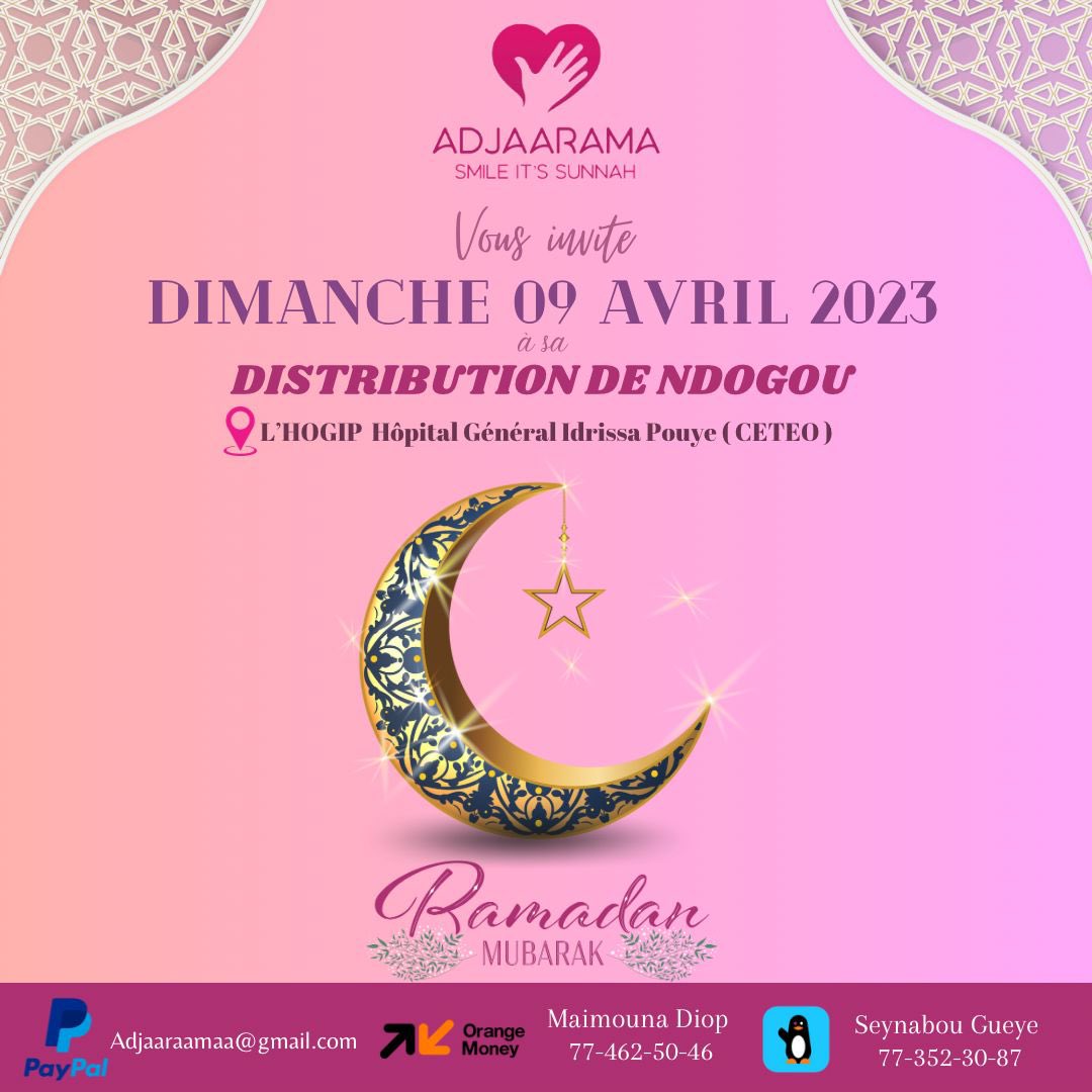 Adjaraama's tweet photo. Nous vous donnons de nouveau rendez-vous ce dimanche pour une autre distribution de repas ! Nous vous invitons également à participer à cette récolte 🥳 https://t.co/DMmG2YNj4f