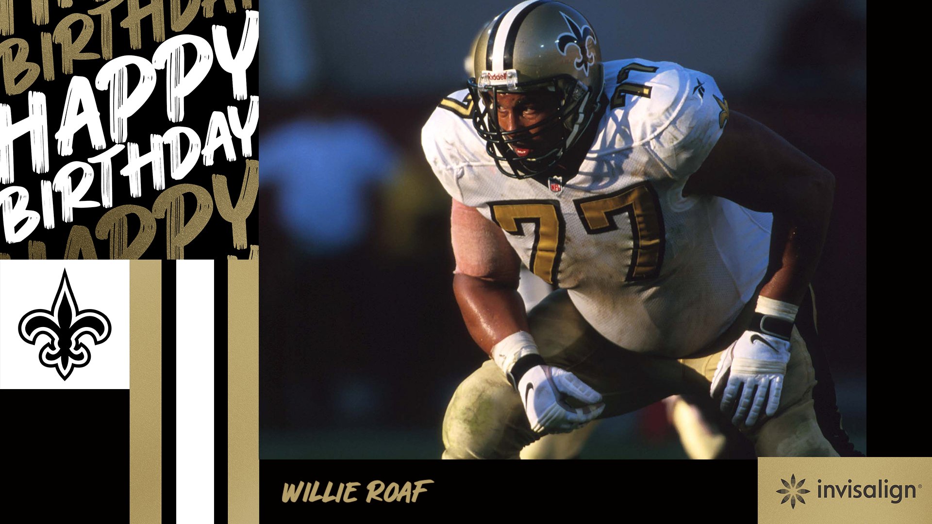 Saints: Happy birthday,   