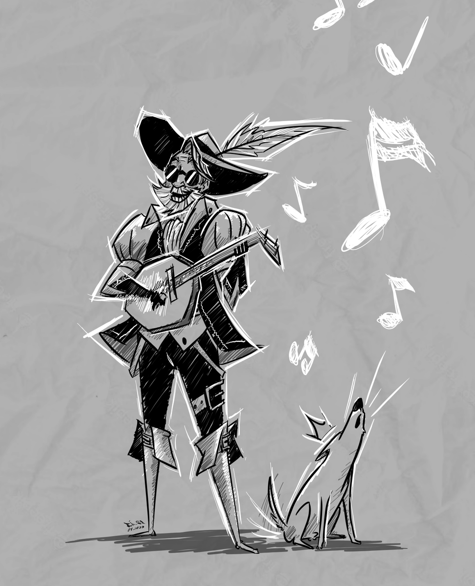 Edder_Gill's tweet photo. Chegou meu tablet novo e rabisquei esses bardos pra testar a caneta e os apps.

#Sketch 
#sketchbook
#bardo
#Bard 
#s7fe https://t.co/2ZBvaMQoCD