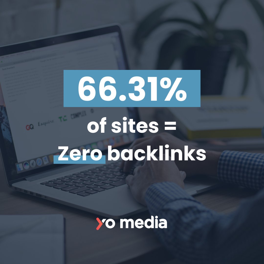 YoMediaCo's tweet photo. 🔗 Backlinks - a foundation of SEO, yet 2/3 of sites still have none!

If your site isn't getting traffic despite good content, it's probably time you explored your inbound links. 😉 

#SEO #searchengineoptimisation #digitalmarketingtips #yomedia https://t.co/aP3WhQ2CNQ