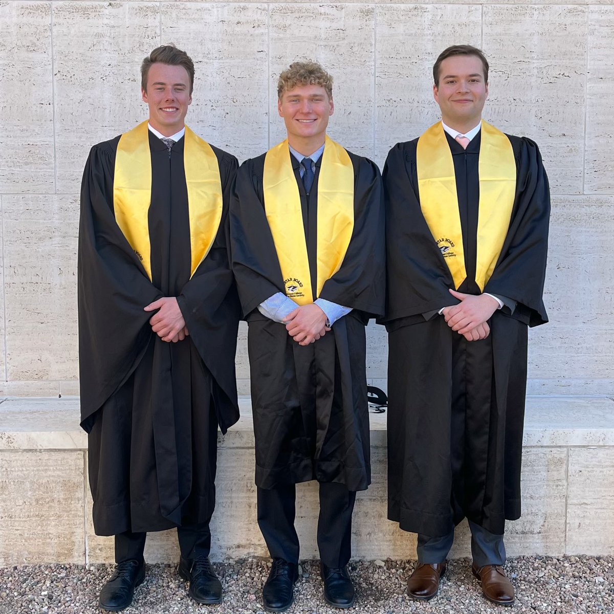 FarmHouseUNL's tweet photo. This past weekend, Jade Paxton, Isaac Dietzenbach, and Henry Drvol were honored as new members of Mortar Board. This marks the 56th consecutive year of FarmHouse representation in Mortar Board or the Innocents Society.

Congrats gentlemen! https://t.co/eqa3xDLa6y