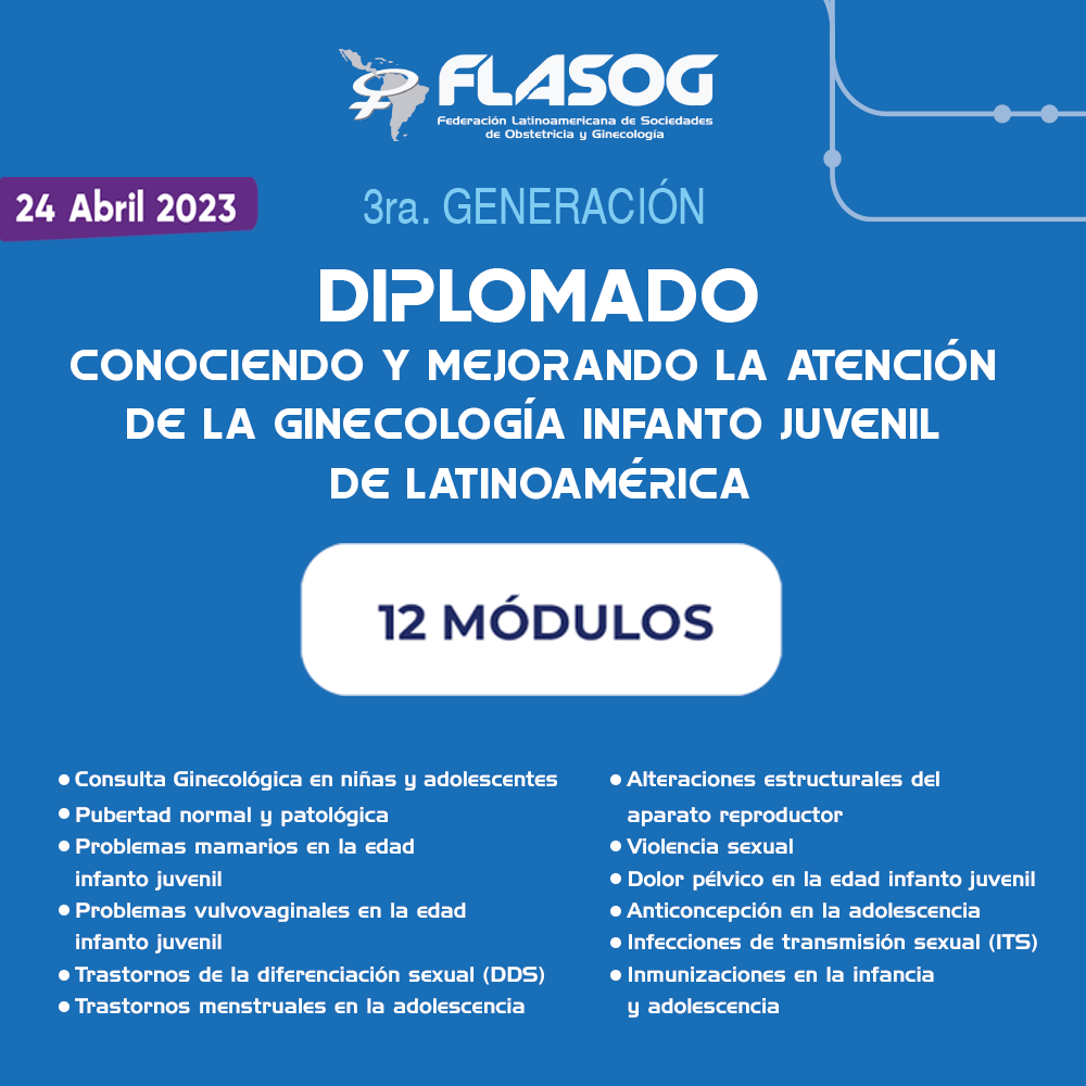 Conoce los 12 módulos de nuestro Diplomado: Conociendo y mejorando la atención de la ginecología infanto juvenil de Latinoamérica. Inscríbete aquí: 
👉 bit.ly/3ze79Up 👈