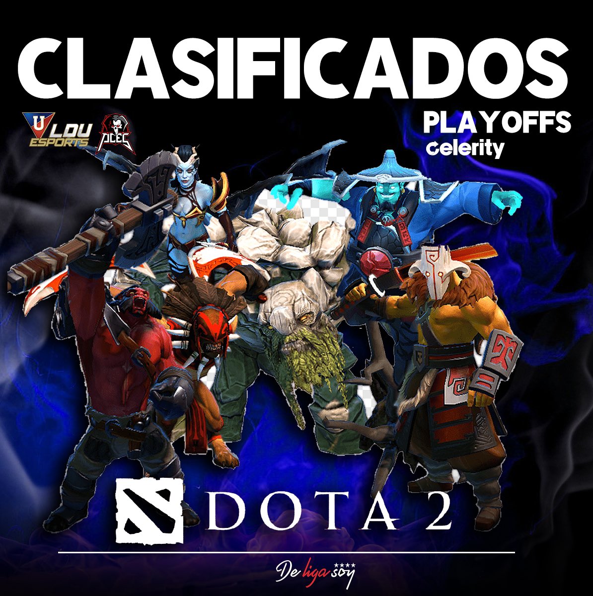 LDUesports's tweet photo. ¡Estamos en #playoffs! 🔥
#CelerityBudokan
🎮 #DOTA2 #LeagueOfLegends
#LDUesports #GoLDU #GoACS https://t.co/CdaEIYgpN9