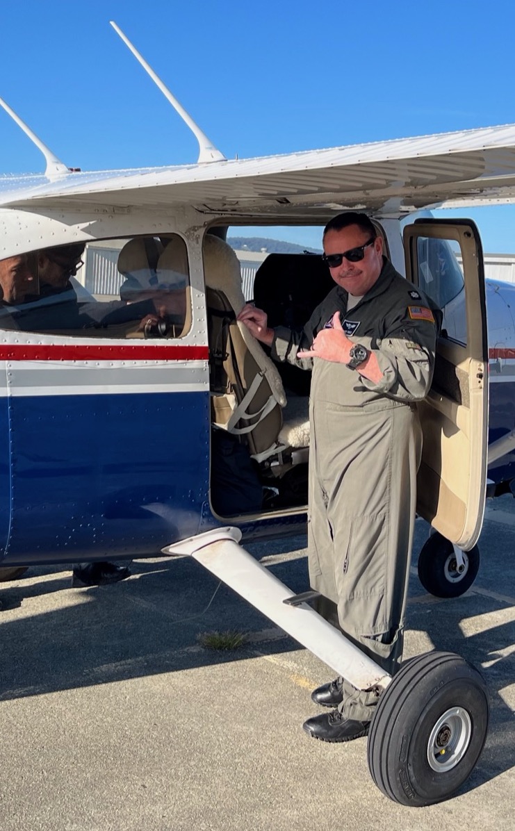 CAPGroup2CA's tweet photo. At Watsonville airport, 75 CAP members from groups 2, 4, 5, 6, and 8 attended the SAREX and brought four aircraft and seven corporate vehicles. Members completed 21 air sorties and 31.2 flight hours. On Saturday, an sUAS member practiced their capabilities with the ground team. https://t.co/ehQQ7sYDJ8