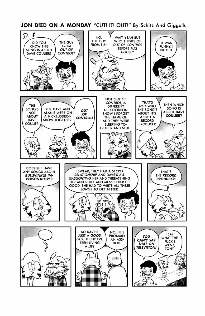 jon_died's tweet photo. 7. Cut It Out: The boys try to figure out life’s secrets, like who wronged “AM”. 
#comics #indycomics #jdoam https://t.co/SpypNQybzj