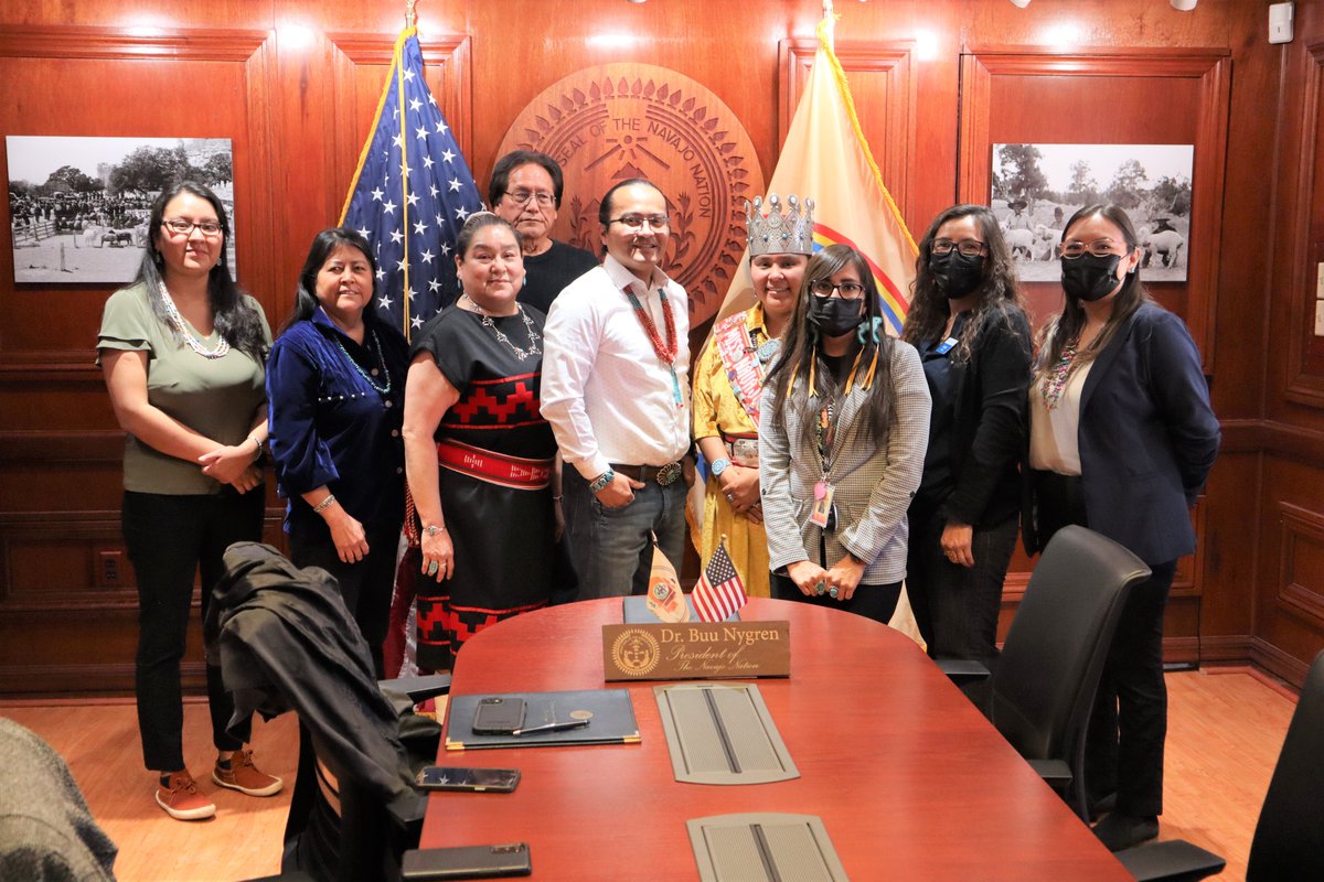 First Things First (@azftf) on Twitter photo We were honored to witness Navajo Nation President <a href="/BuuVanNygren/">Navajo Nation President Buu Nygren</a> and Miss Navajo Nation 2022-2023 Valentina Clitso sign a proclamation today recognizing the week of April 1-7, 2023 as Navajo Nation Week of the Young Child. Early childhood matters, always.
#WOYC23 We were honored to witness Navajo Nation President <a href="/BuuVanNygren/">Navajo Nation President Buu Nygren</a> and Miss Navajo Nation 2022-2023 Valentina Clitso sign a proclamation today recognizing the week of April 1-7, 2023 as Navajo Nation Week of the Young Child. Early childhood matters, always.
#WOYC23