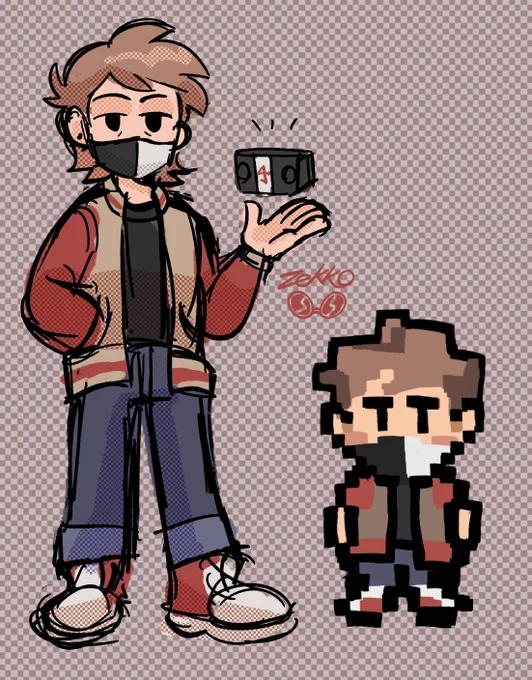 genloss ranboo is gonna join the ranks of the lil pixelated guys I like a lot#generationlossfanart #ranboofanart 