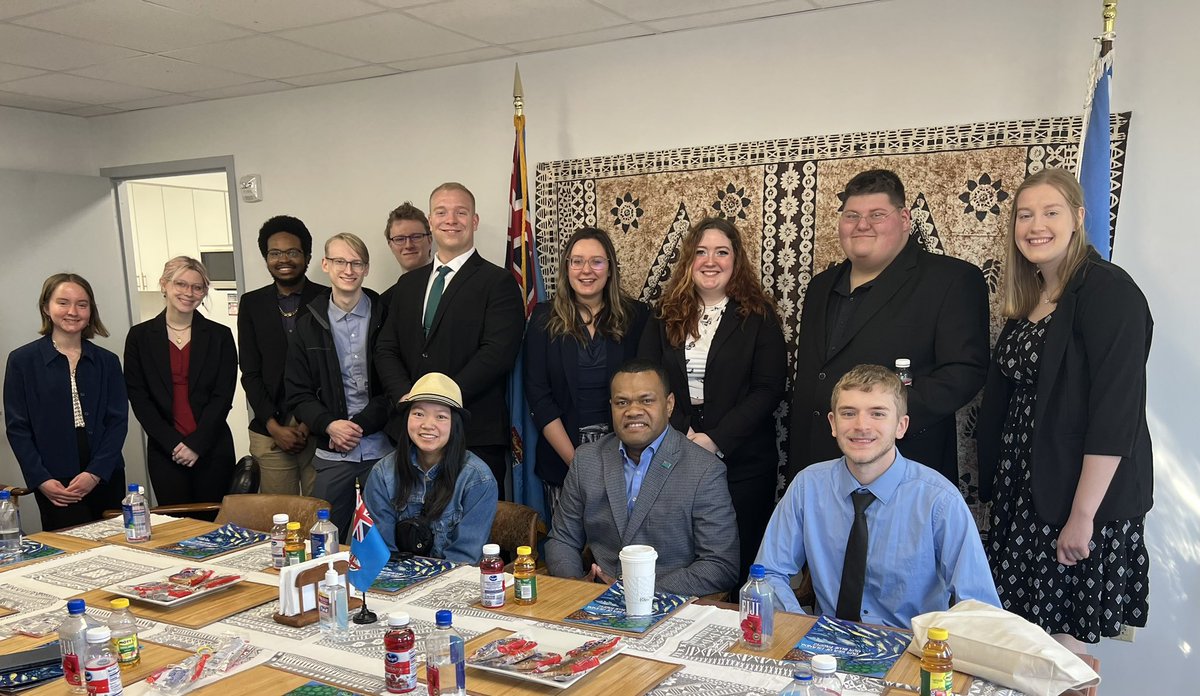 NemVaka's tweet photo. Today hosted students from University of Wisconsin Stevens Point for their UN Modeling Conference topic and questions. Sharing ideas and awareness on our Regional and global interests. https://t.co/EPUVXe2pAo