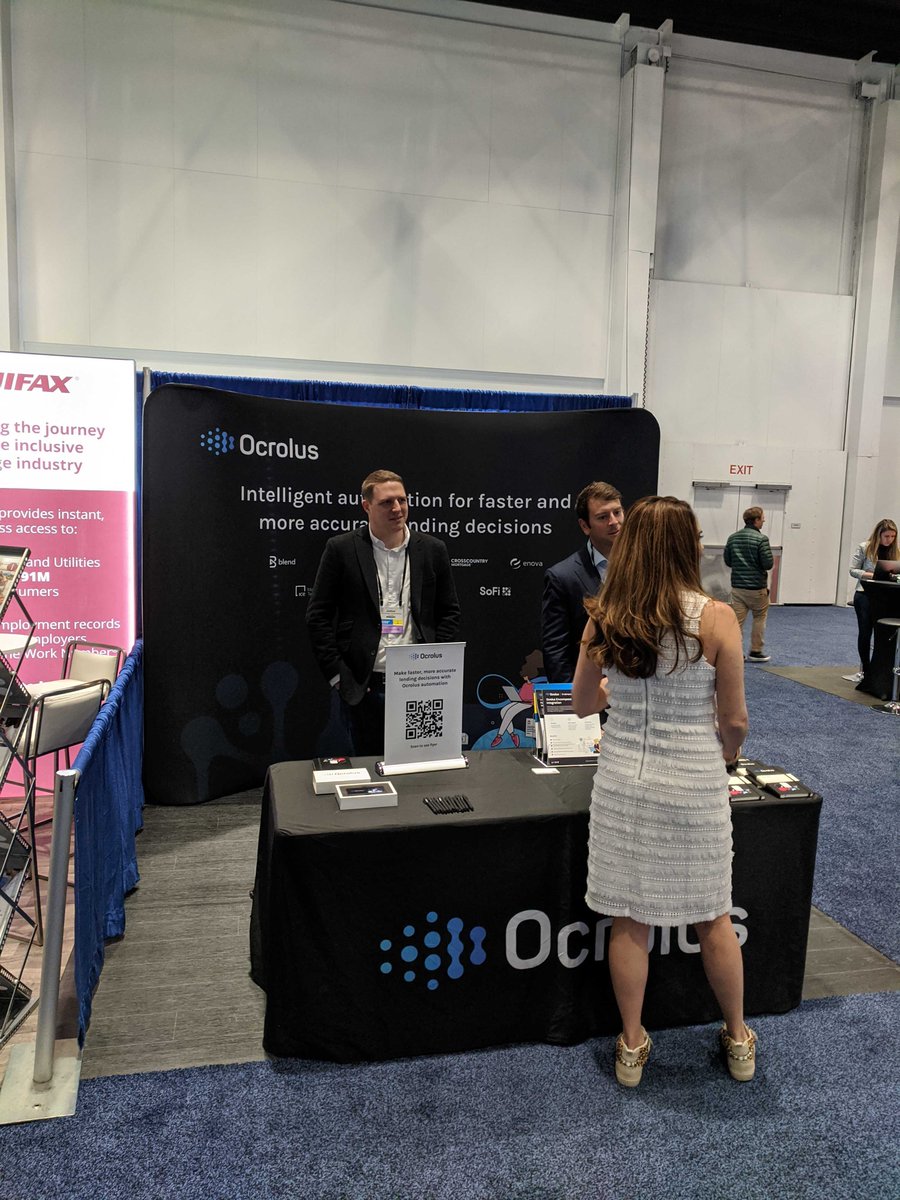 ocrolus's tweet photo. Hello from Day 2 of #MBATech23 – The Innovation Hub is now open! Visit our team at booth #204 to learn how the Ocrolus Encompass product suite helps #mortgagelenders achieve unparalleled efficiency. https://t.co/UWS4MxiaYn