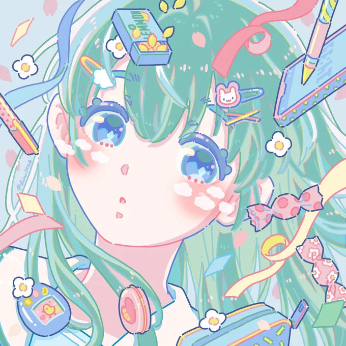 はるかぜ#illustraion #イラスト #AdobeFresco 