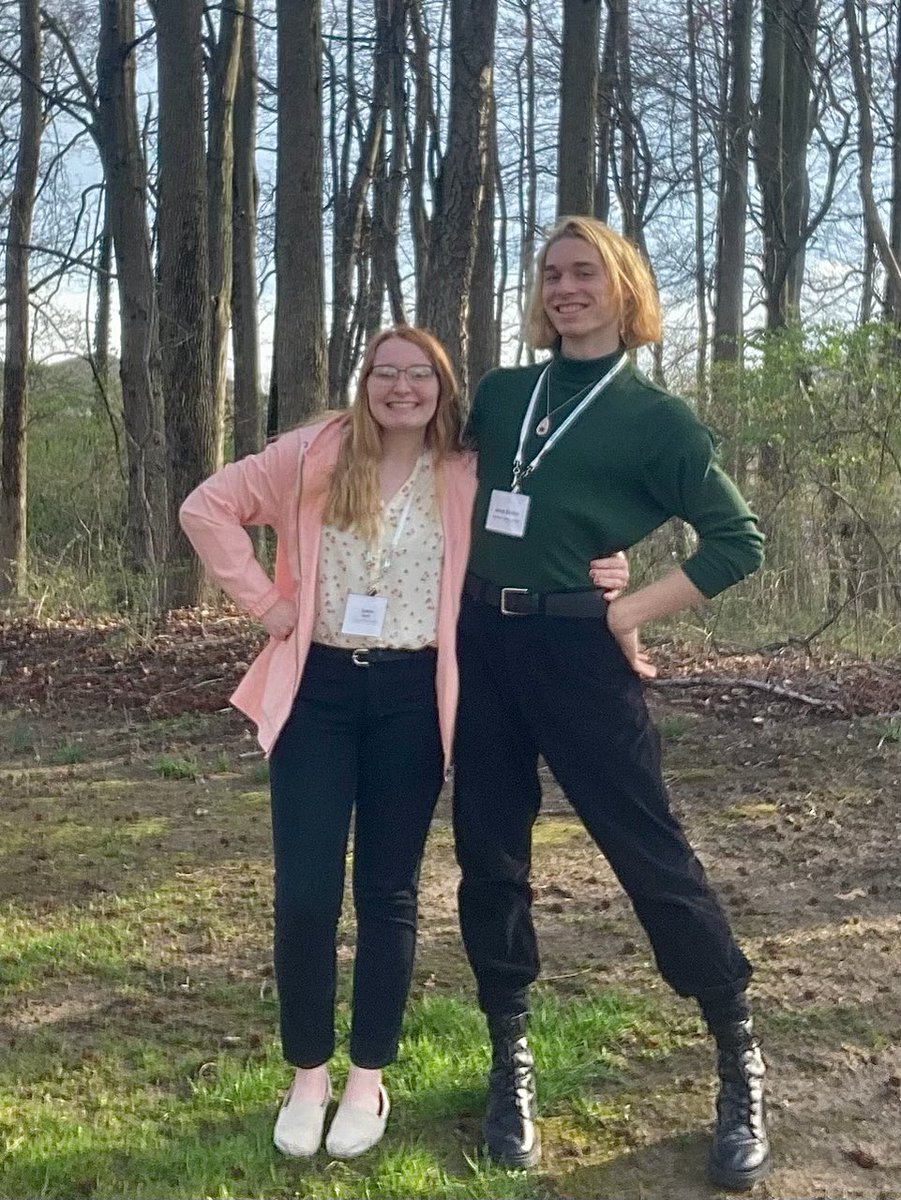 LVCEnvi's tweet image. This weekend Jake Beidler (ENVI ‘23) and Jess Koch (ENVI ‘23) travelled to the University of Delaware for the annual Mid-Atlantic ESA Meeting. Jake gave a great presentation on how deer, invasive plants, and light availability impact herbaceous plants. #LVCEnvi #LVCResearch