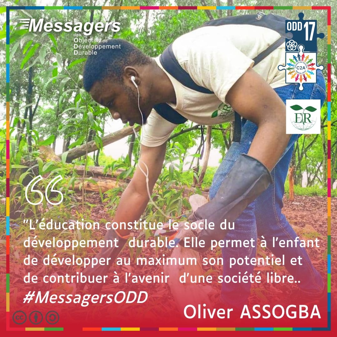 #MessagersODD
👏 <a href="/AssogbaOliver/">Oliver ASSOGBA</a> de l'ONG  <a href="/Lecoresponsabl1/">Eco-Responsables🇧🇯</a> pour sa solidarité avec <a href="/AfricaSterna/">STERNA AFRICA</a> ❤️

🌈 Retweet apprécié et si plus, vous pouvez contribuer à la cagnotte 🥰🤝