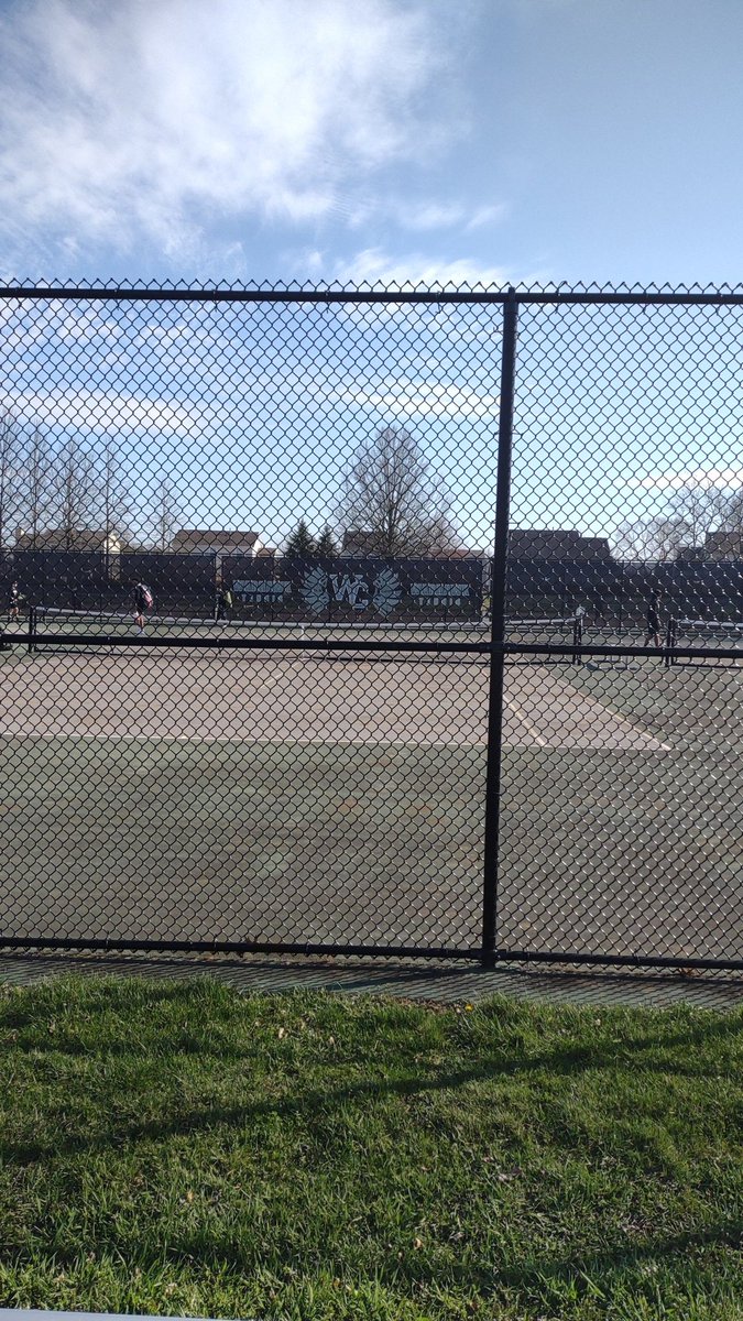 Warhawk Tennis taking on the Irish from Dublin this afternoon.
