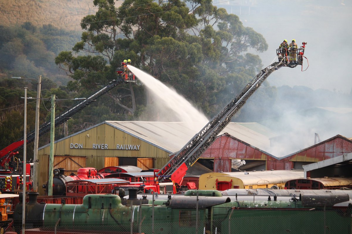 We’re learning the Don River Railway’s carpenters workshop has been destroyed, with damage reported in multiple areas. Some historic train carriages have been lost <a href="/abcnews/">ABC News</a>