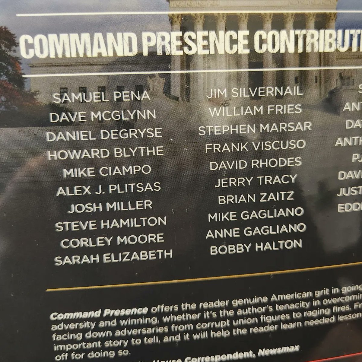 chief_mcglynn's tweet photo. Received my copy of my big brother @frankriccidc's new book "Command Presence" so proud of him and thankful for the opportunity to have a small part in it. Go to
https://t.co/g8Lx6yTaEu and order yours now! #fireengineeringbooks #frankricci #commandpresence https://t.co/MoTNum2jKr
