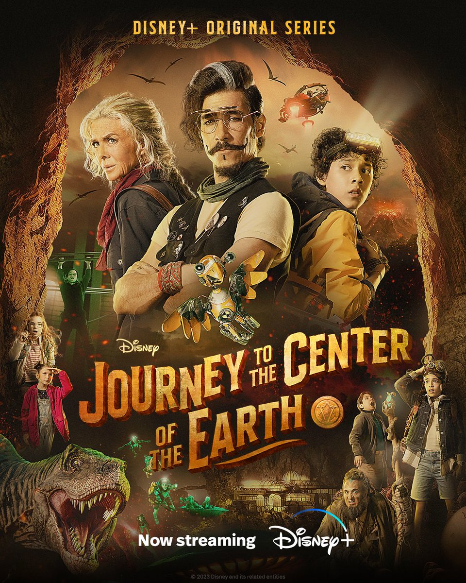 Are you ready for an adventure?

#JourneyToTheCenterOfTheEarth, an Original series, is now streaming on #DisneyPlus.
