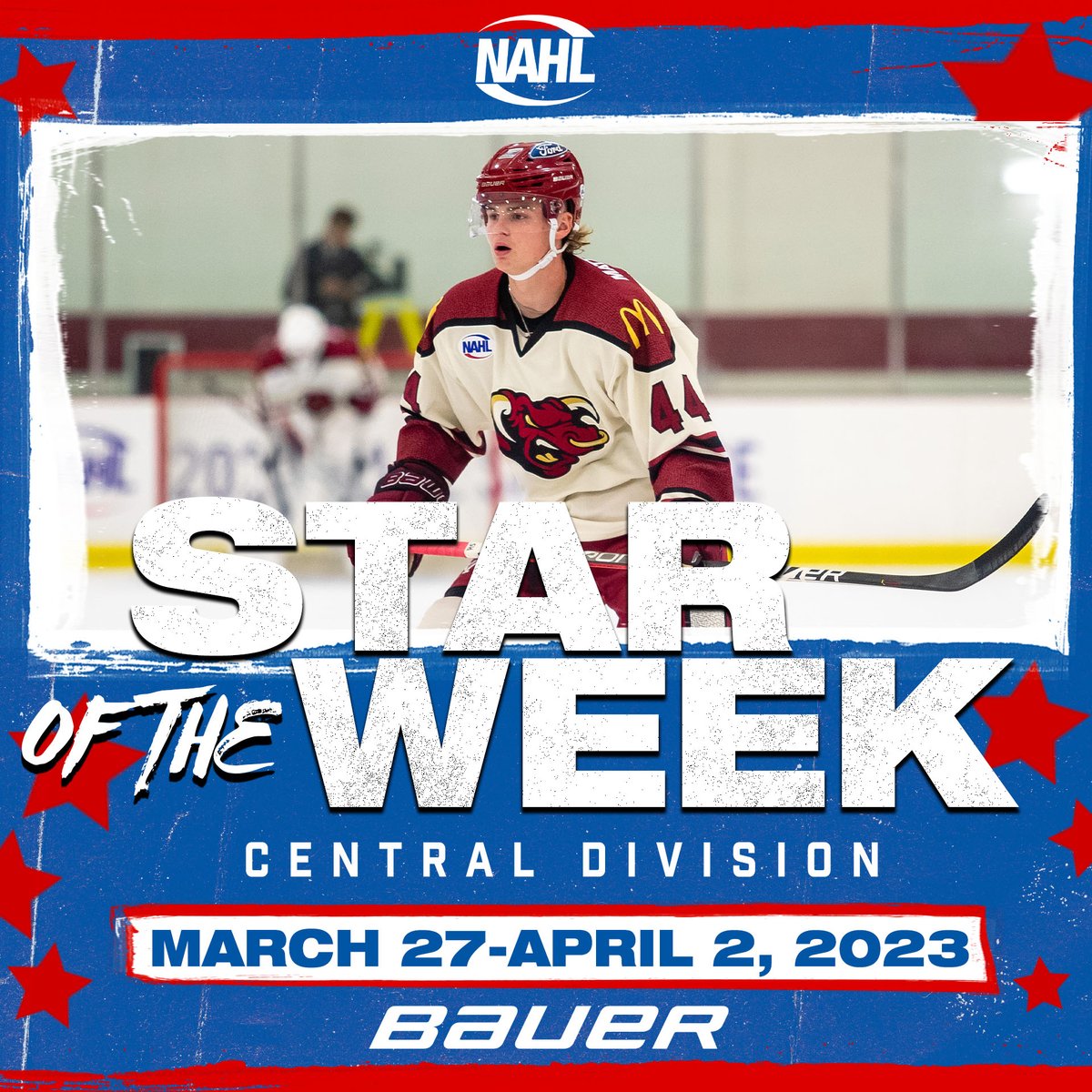 #NAHL <a href="/BauerHockey/">BAUER Hockey</a> Central Division Star of the Week for March 27-April 2, 2023: Weston Knox, Defenseman, <a href="/MinotauroHockey/">Minot Minotauros</a> nahl.com/news/story.cfm…