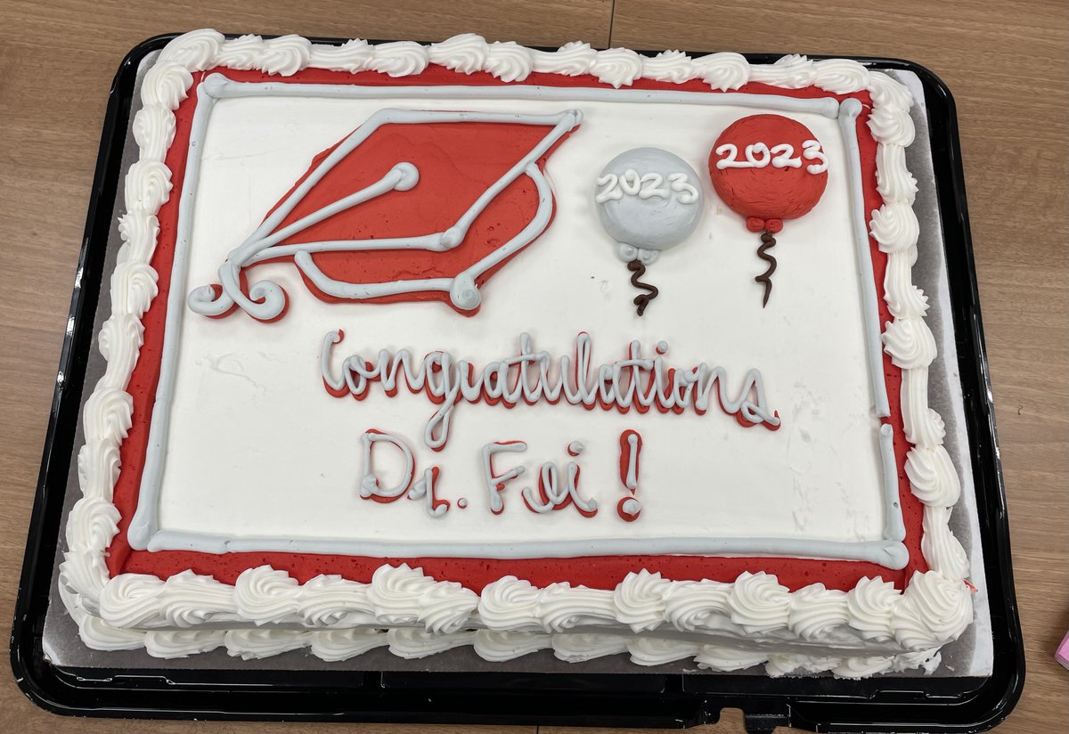 Huge congrats to <a href="/Qinqin68013215/">Qinqin Fei</a> on the successful defense of her doctoral dissertation today! Her work on nanoparticle drug delivery for ARDS has brought the field 1 step closer to targeted therapy for these patients. Co-advised by <a href="/ghadiali_lab/">Ghadiali Lab</a>. <a href="/OhioStateDHLRI/">OhioStateDHLRI</a>  <a href="/osu_pharmacy/">Ohio State Pharmacy</a>