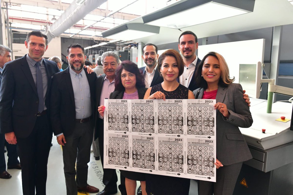 Hoy en <a href="/TGraficosmx/">Talleres Gráficos de México</a> comenzó la impresión de la documentación electiva, consultiva y auxiliar para la Elección de las Comisiones de Participación Comunitaria (COPACO) 2023 - 2026 y la Consulta de Presupuesto Participativo 2023 y 2024 que organizamos en el  <a href="/iecm/">IECM</a> 🗳️👇🏼