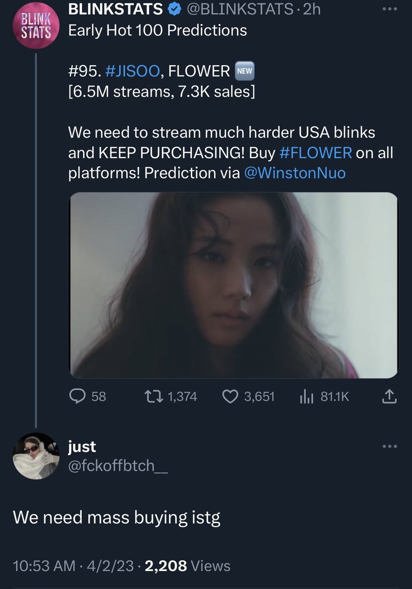 D2track8's tweet photo. Ni siquiera con mass buying pueden posicionar bien al debut mediocre de su inútil 🫵🏻 https://t.co/JTxJfqfa2i