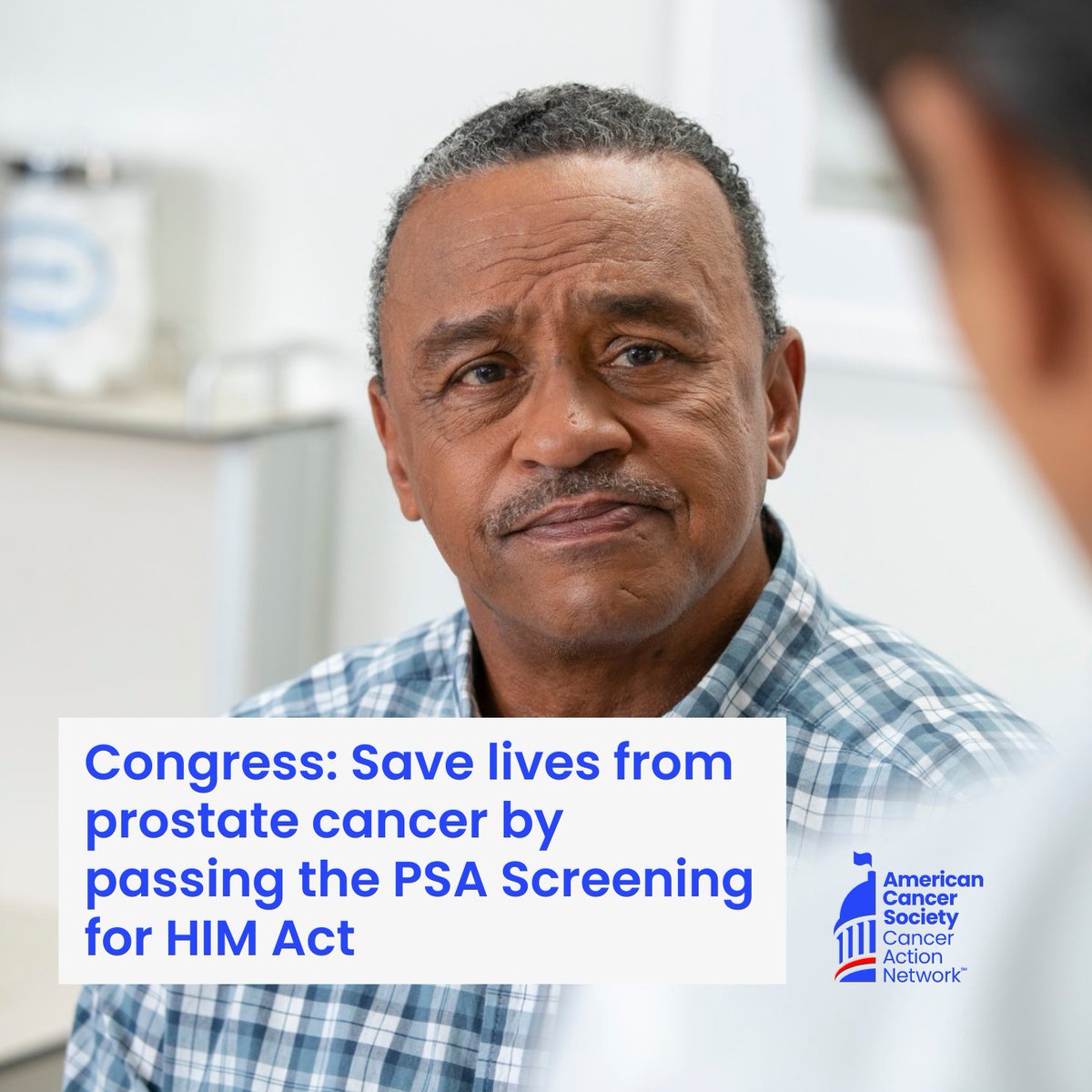 ACSCAN's tweet photo. Please join us and sign the petition urging Congress to pass the #PSAScreeningForHimAct.
👉 https://t.co/YPKdg5zclX
Together, we can save more lives. https://t.co/YPMk4w6KtC