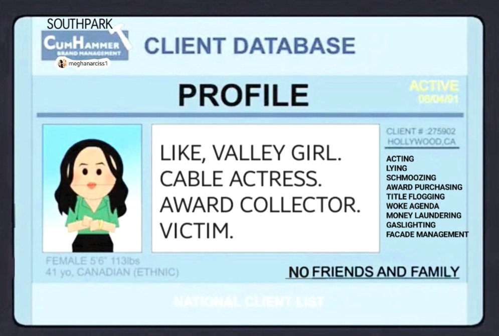 Meghanarciss1's tweet image. #MeghanMarkle #DatabaseUpdate #SouthparkMemes